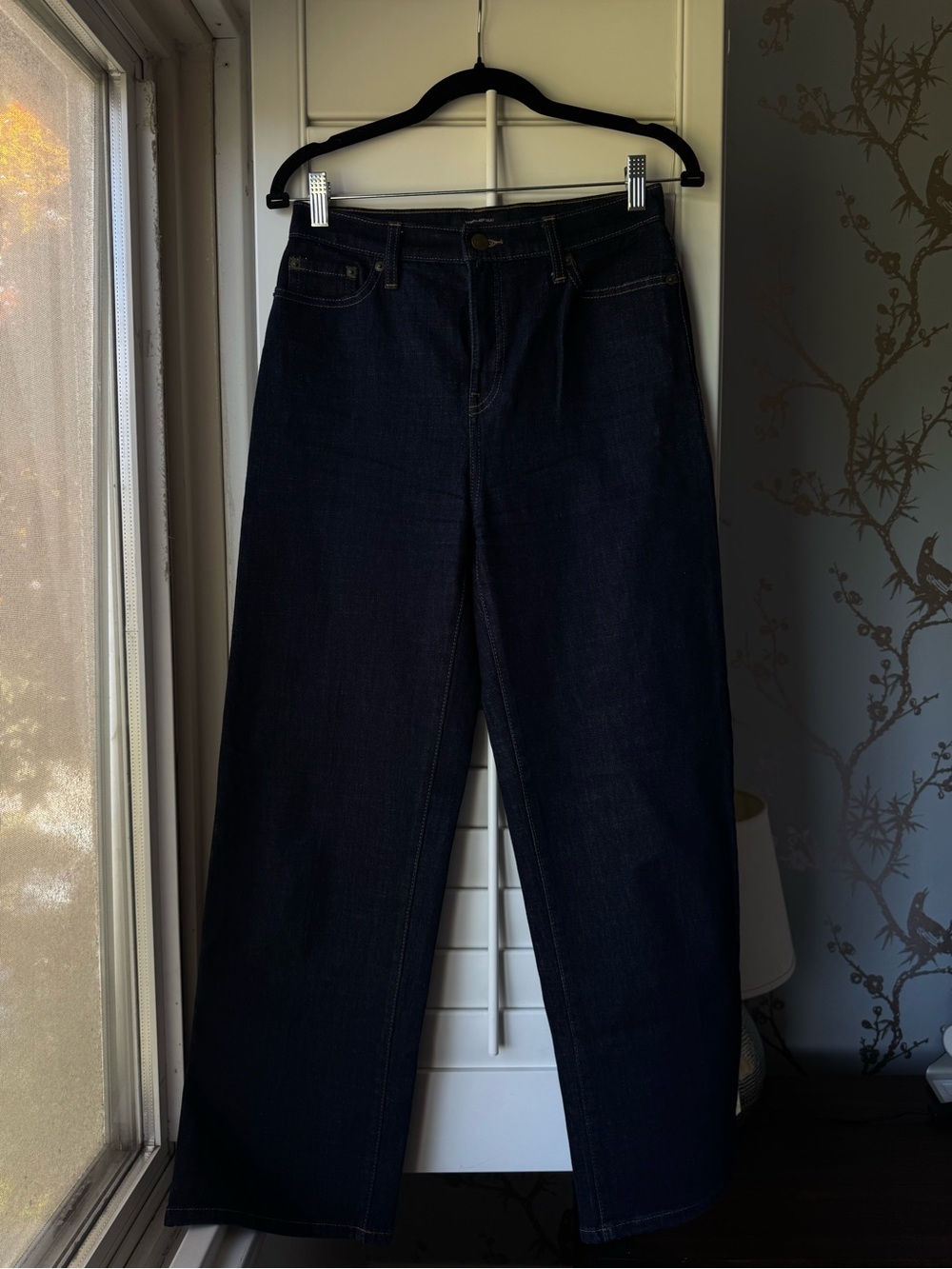 Banana Republic Dark Blue Wide Leg Jeans